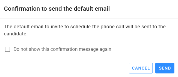 Send quick email confirmation