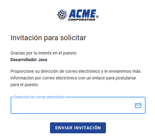 Solicitud para postular