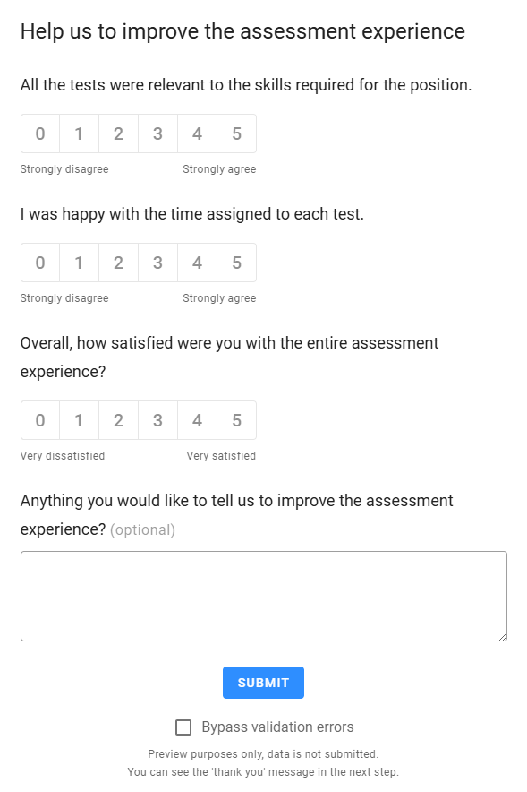 Preview - Welcome view