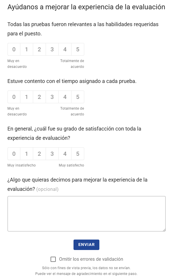 Vista previa - Bienvenida