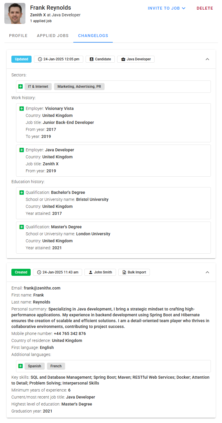 Invite to Open Positions