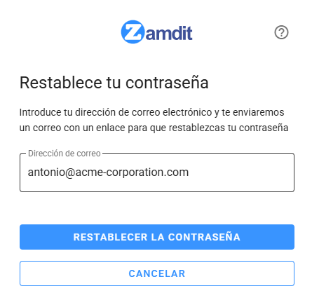 Olvidé mi contraseña