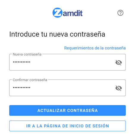 Restablecer tu contraseña