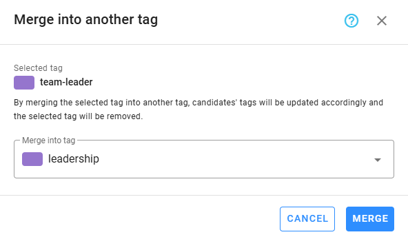 Merge candidate tag