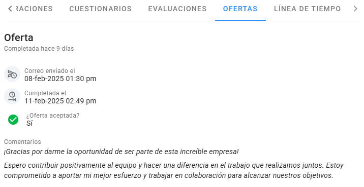 Decisión de oferta
