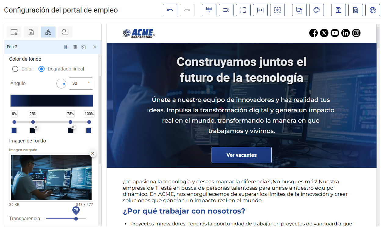 Portal de empleo