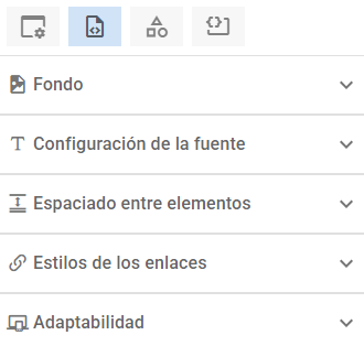Cuerpo de la página y estilos