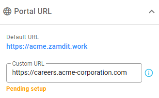 Custom domain pending