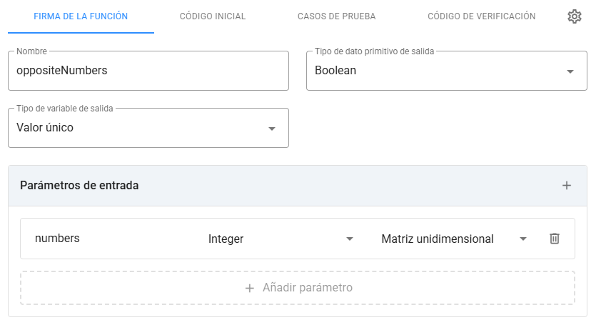 Pregunta de programación - Firma de función