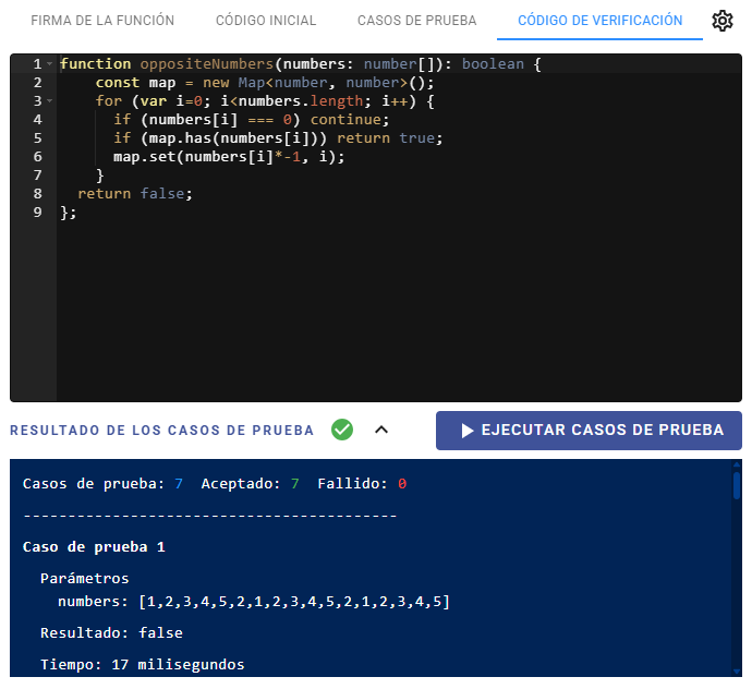 Pregunta de programación - Código de verificación