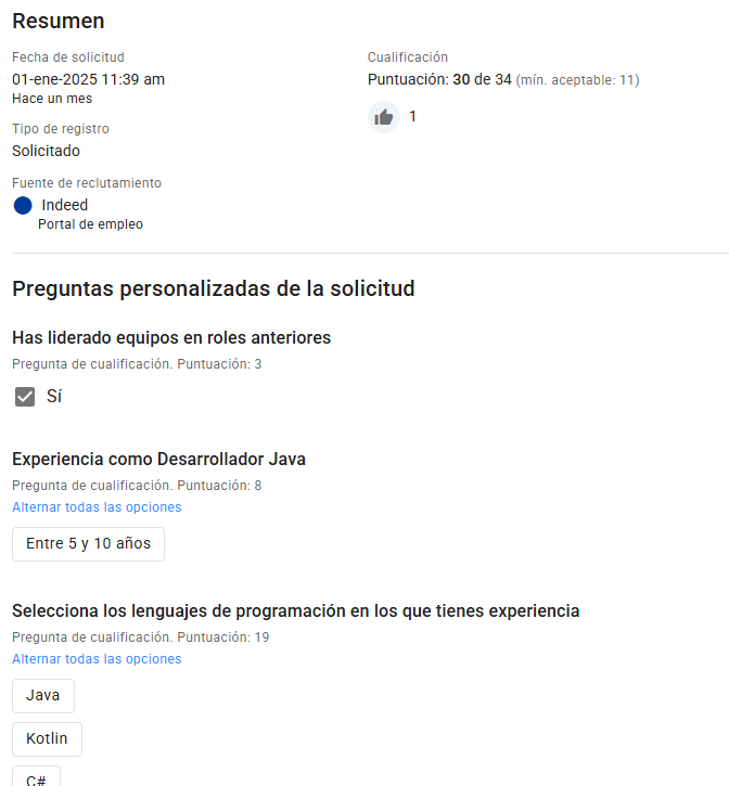 Revisión de solicitudes