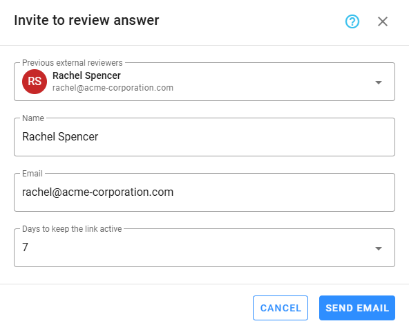 Request review for an open question