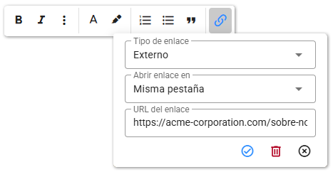 Formato de Texto - Enlaces